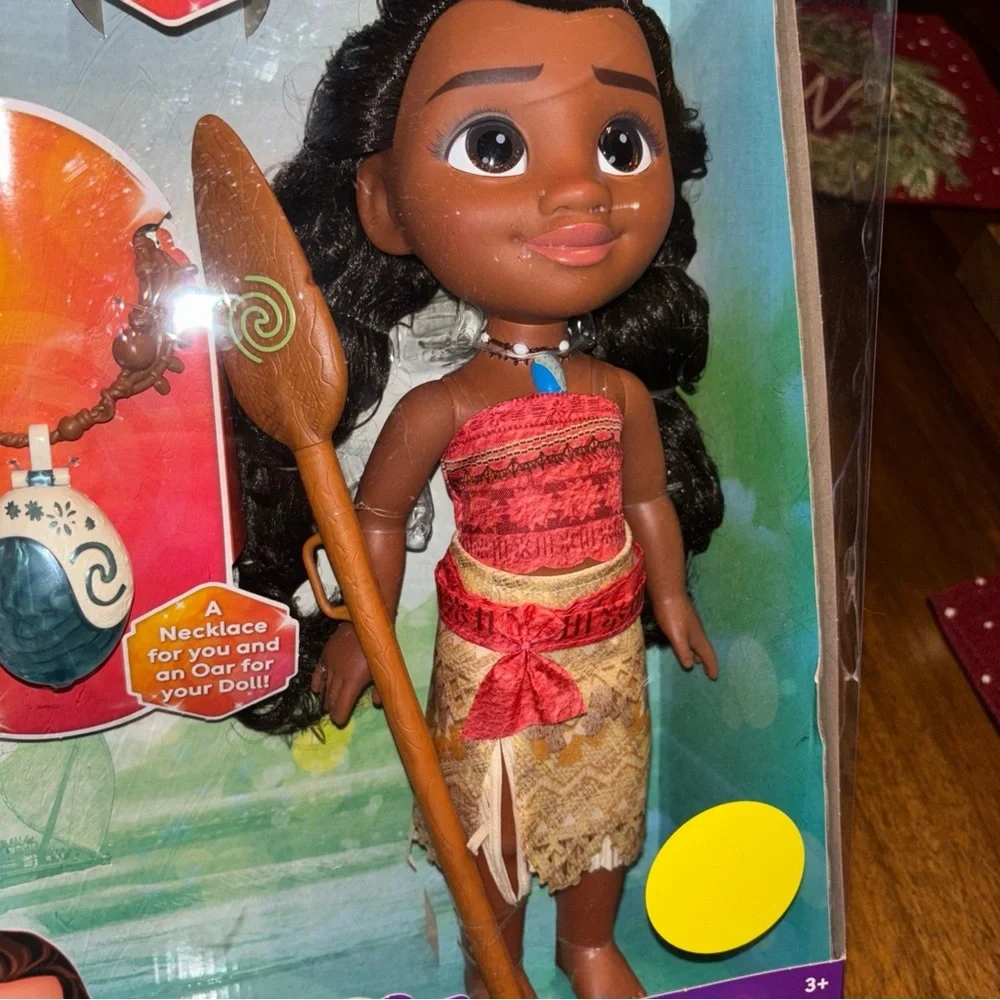 Disney Princess Share‎ with Me Moana Doll with Child-sized Accessories 3+ NEW